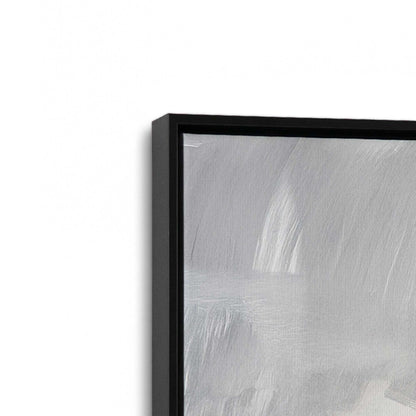[Color:Satin Black], Picture of art in a Satin Black frame at an angle