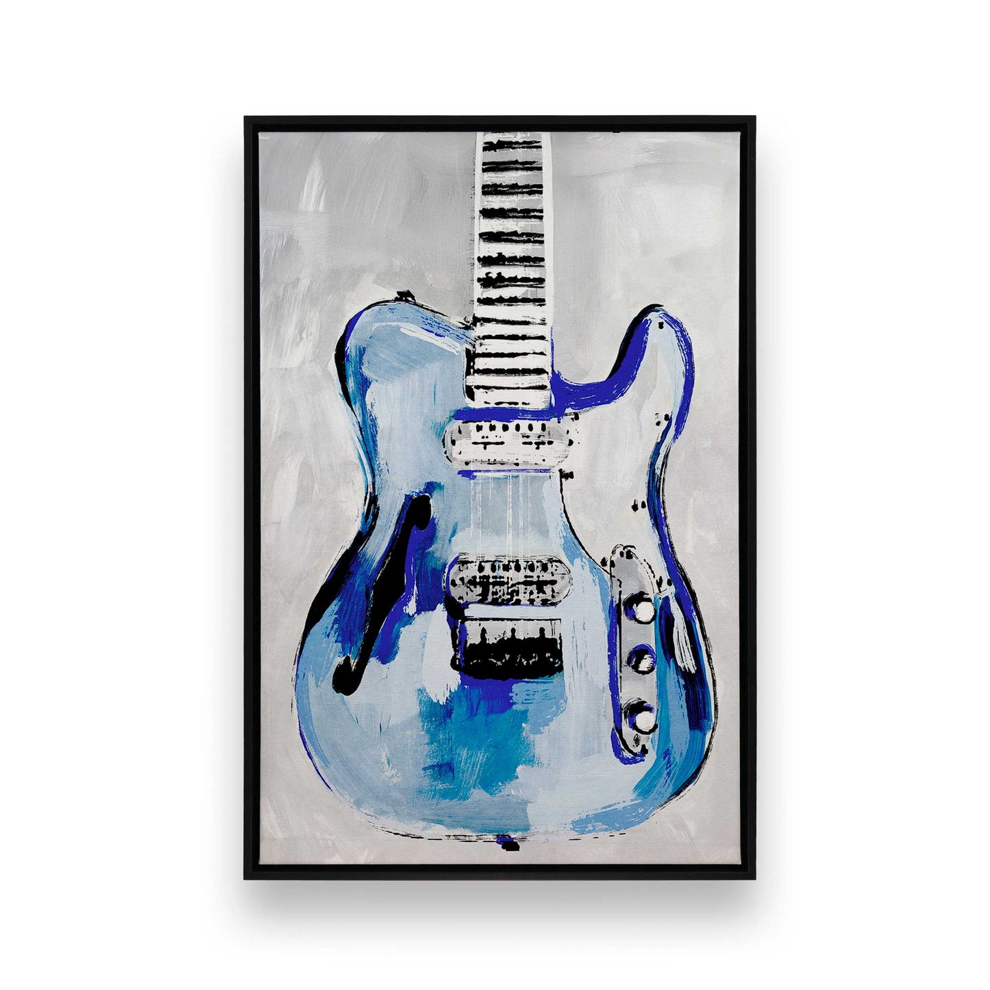 [Color:Satin Black], Picture of art in a Satin Black frame