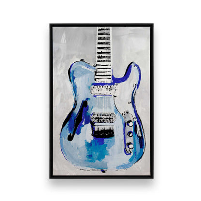 [Color:Satin Black], Picture of art in a Satin Black frame