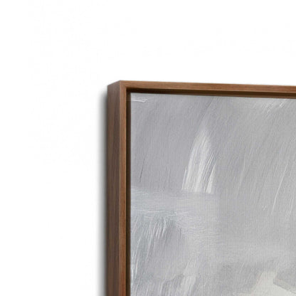 [Color:Walnut], Picture of art in a Walnut frame at an angle