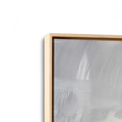 [Color:American Maple], Picture of art in a American Maple frame at an angle