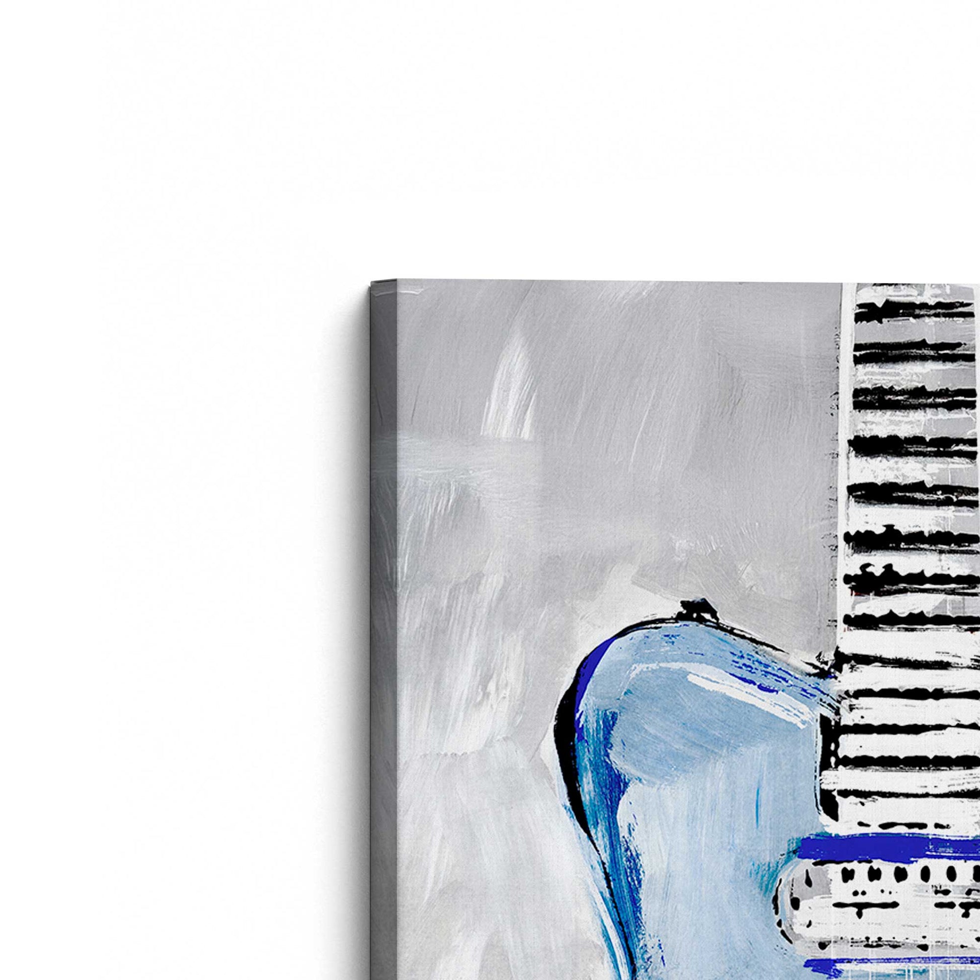 [Color:Stretched Canvas], Picture of the corner of the art