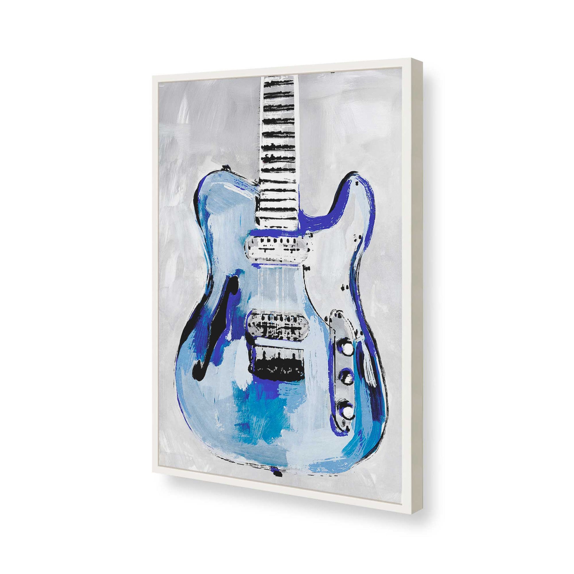[Color:Opaque White], Picture of art in a Opaque White frame of the corner