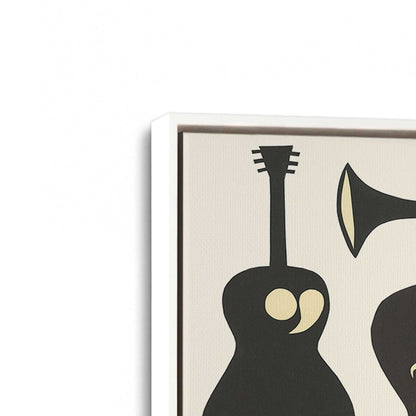 [Color:Opaque White], Picture of art in a White frame at an angle