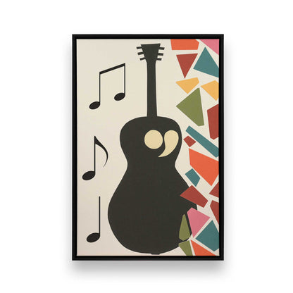 [Color:Satin Black], Picture of art in a Satin Black frame