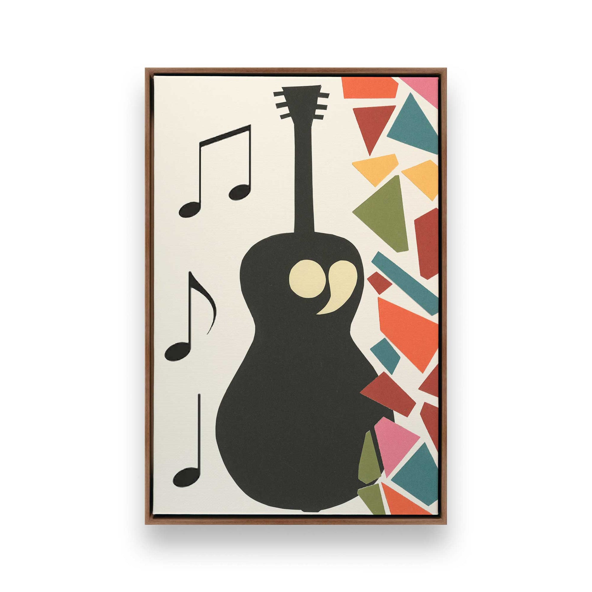 [Color:Walnut], Picture of art in a Walnut frame