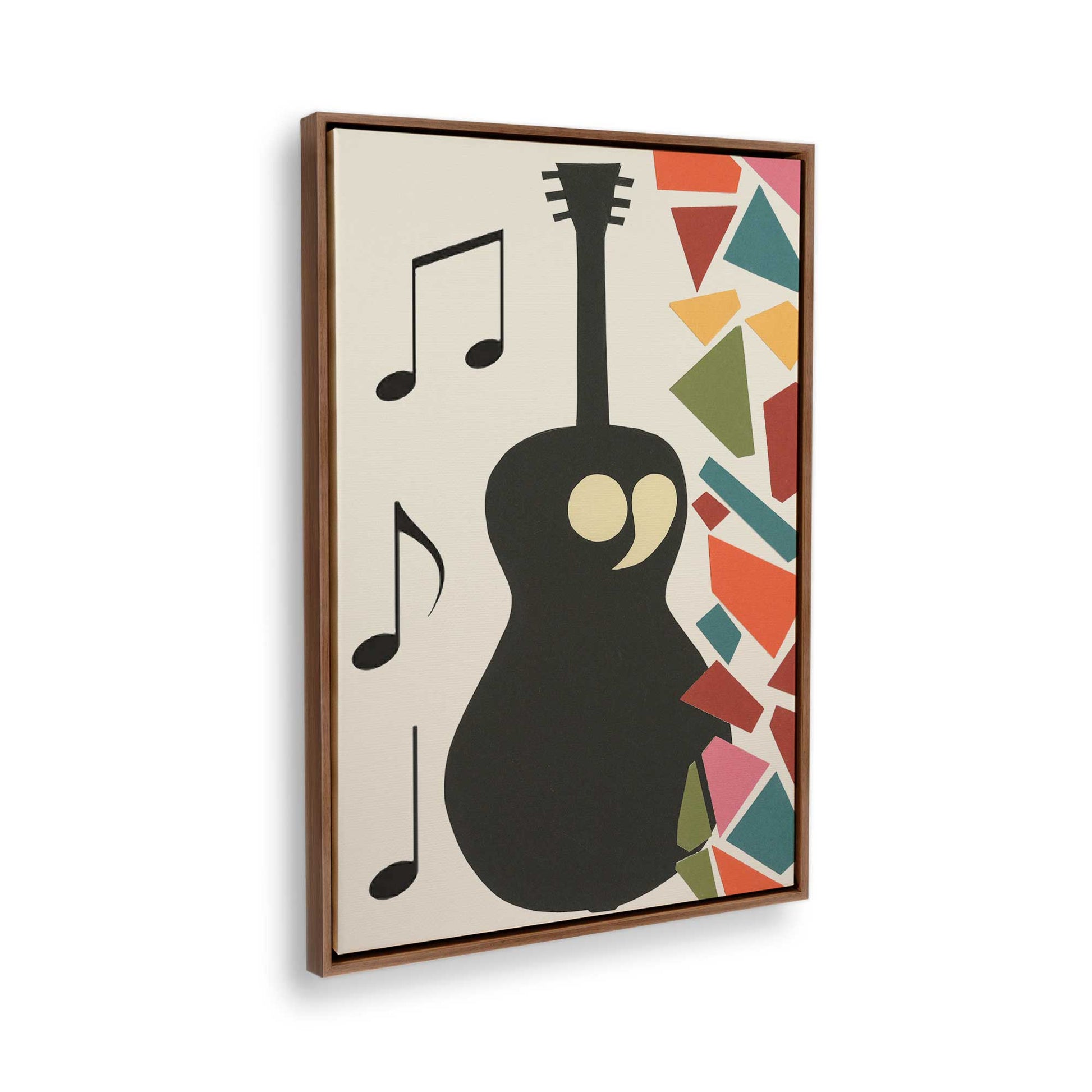 [Color:Walnut], Picture of the corner of the art