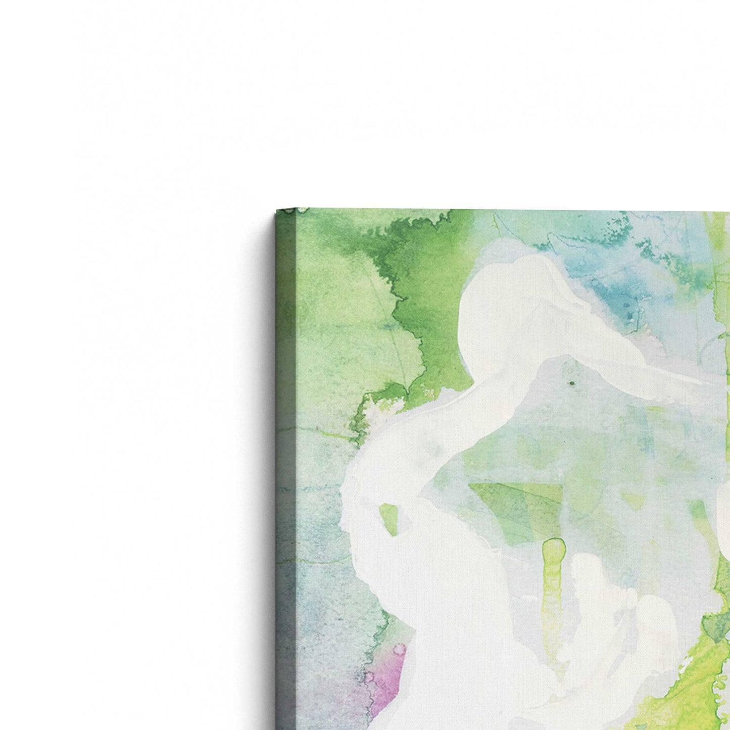 [Color:Stretched Canvas], Picture of the corner of the art