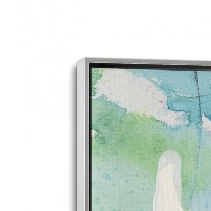 [Color:Polished Chrome], Picture of art in a Polished Chrome frame at an angle