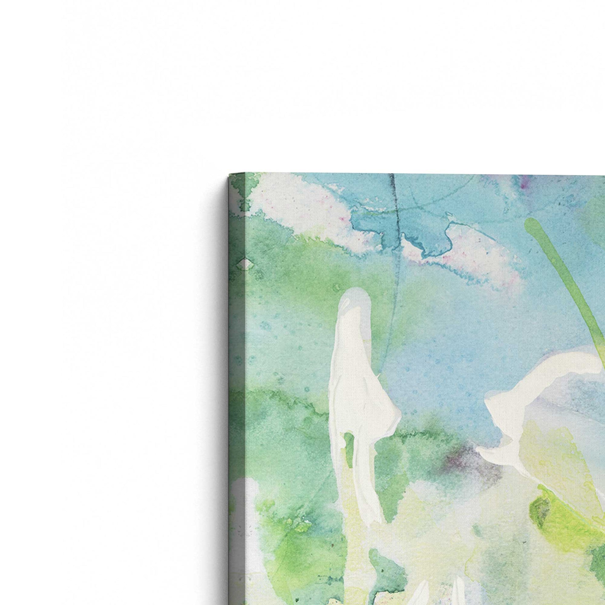 [Color:Stretched Canvas], Picture of the corner of the art