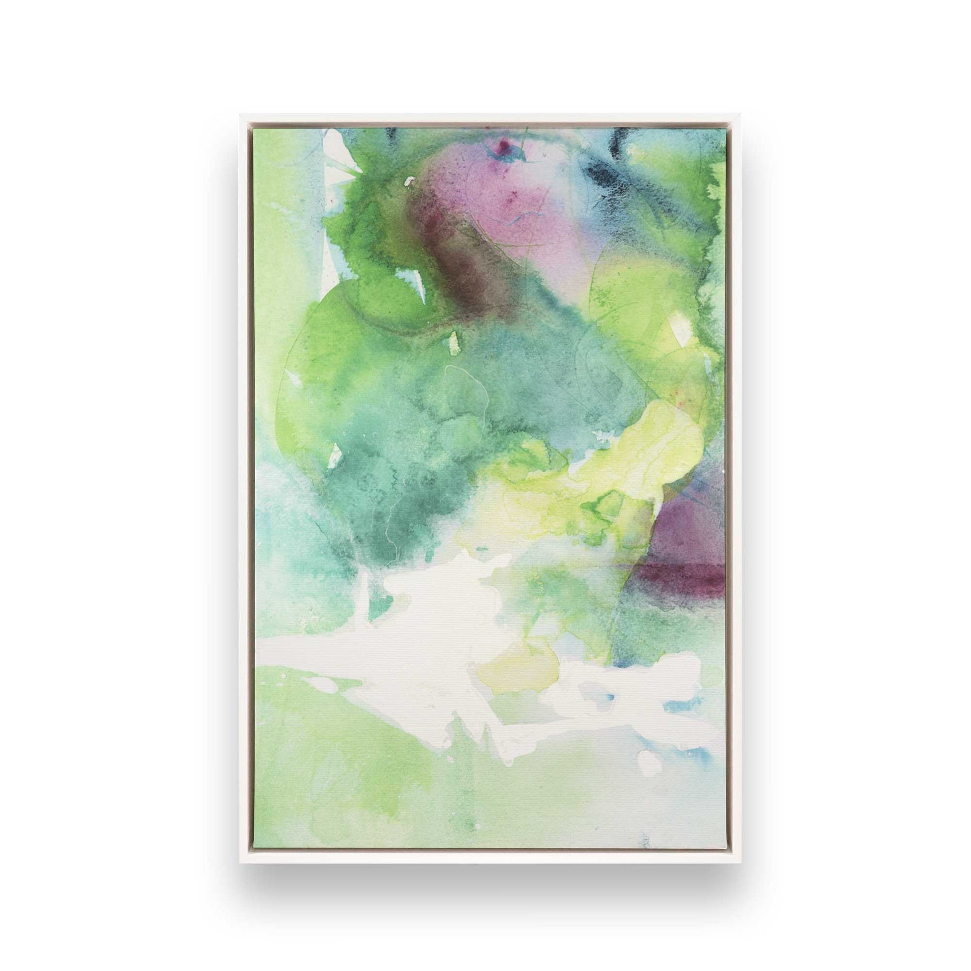 [Color:Opaque White], Picture of art in a White frame