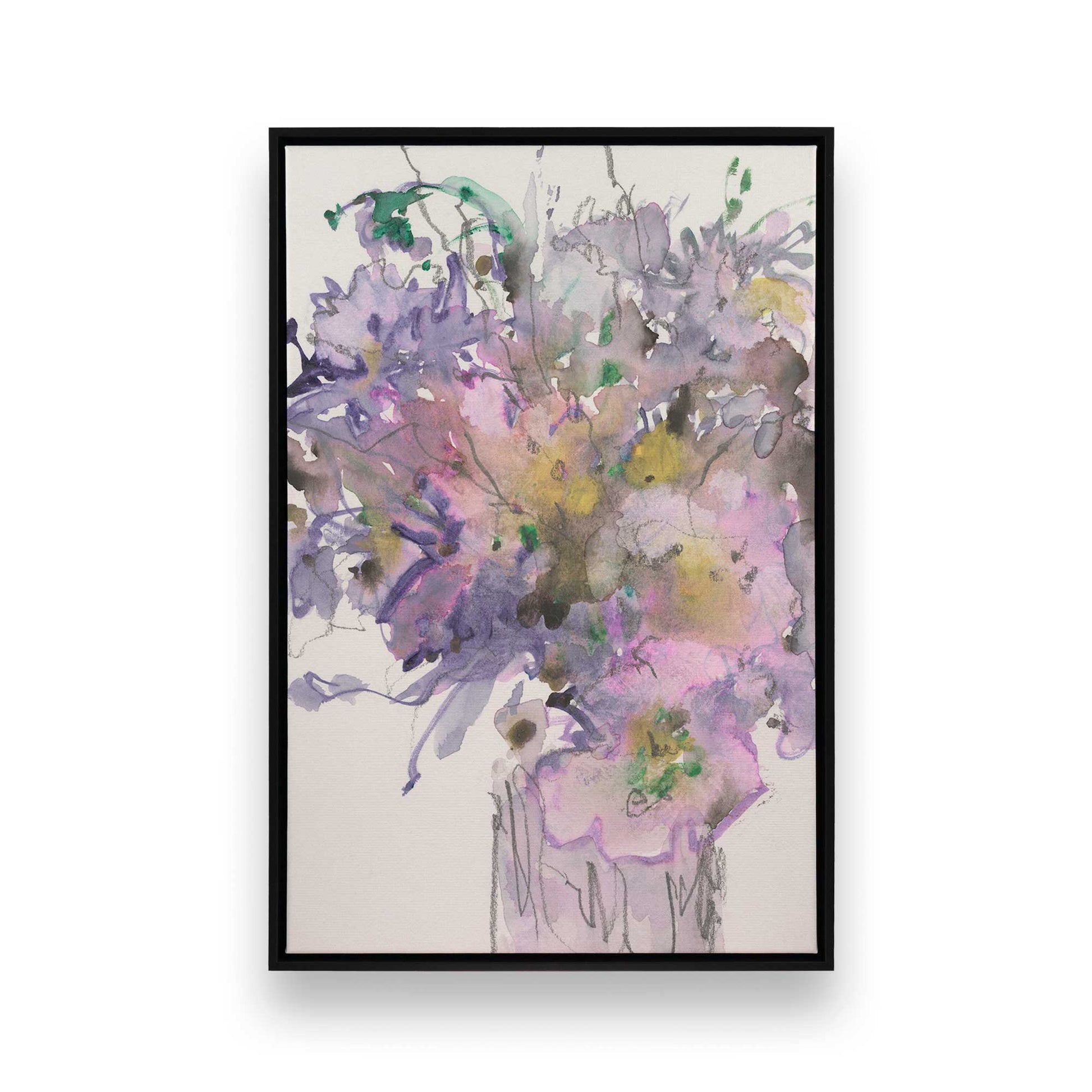 [Color:Satin Black], Picture of art in a Satin Black frame