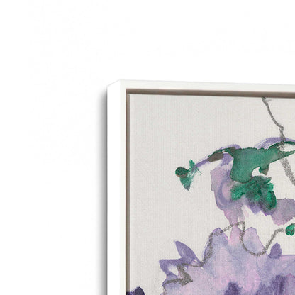 [Color:Opaque White], Picture of art in a White frame at an angle