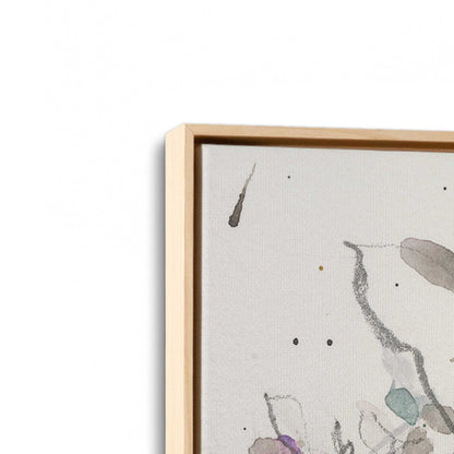 [Color:American Maple], Picture of art in a American Maple frame at an angle