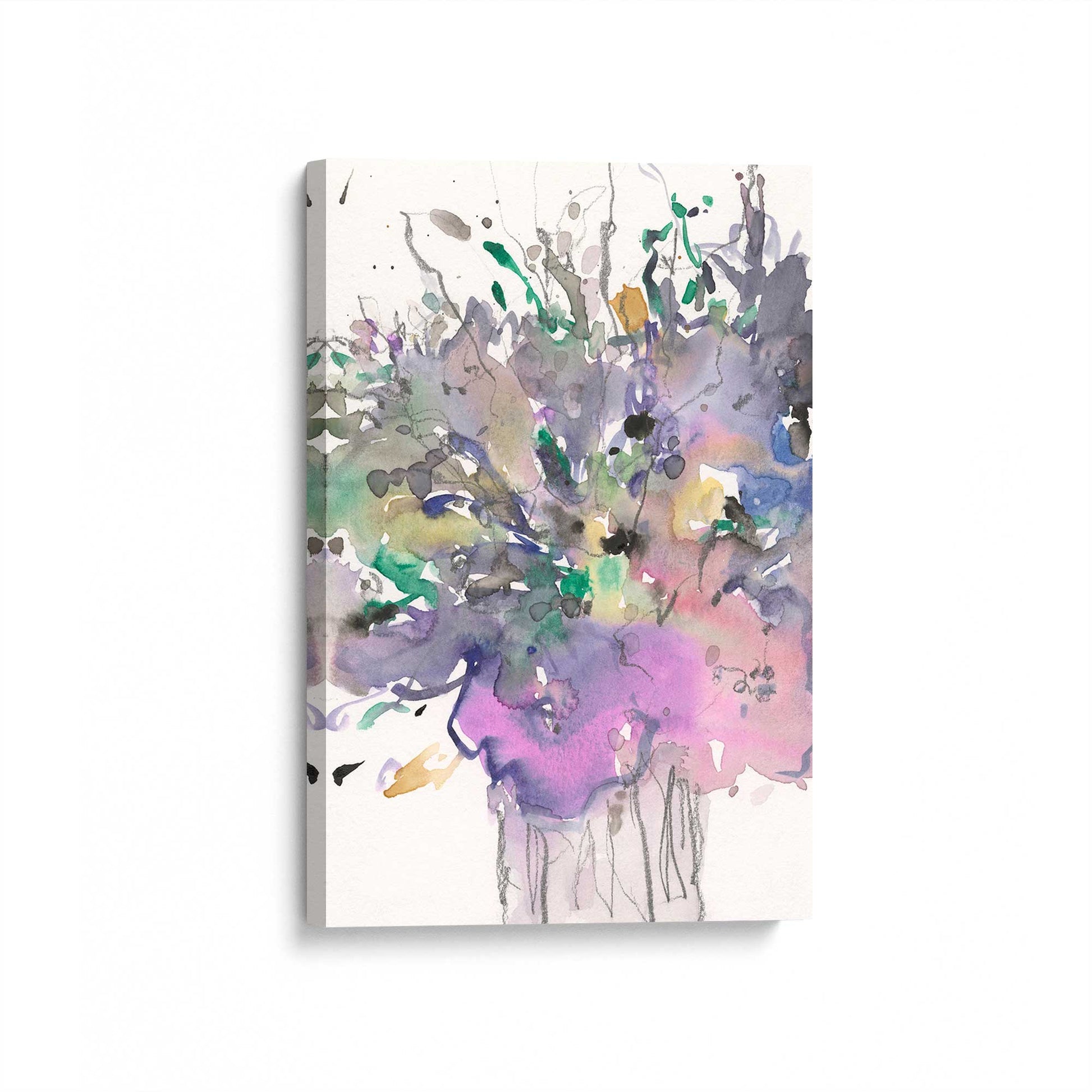 [Color:Stretched Canvas], Picture of art at an angle