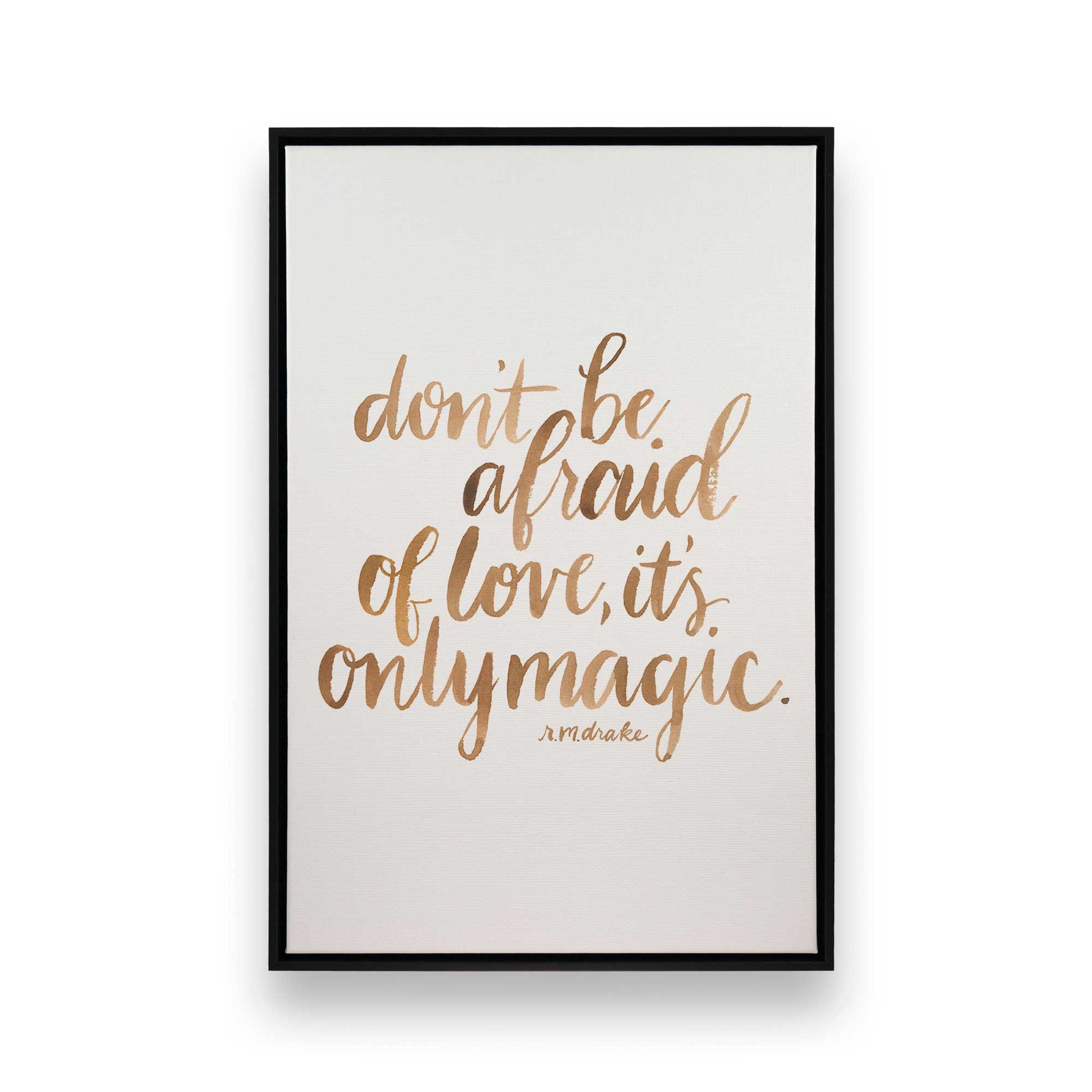 [Color:Satin Black], Picture of art in a Satin Black frame