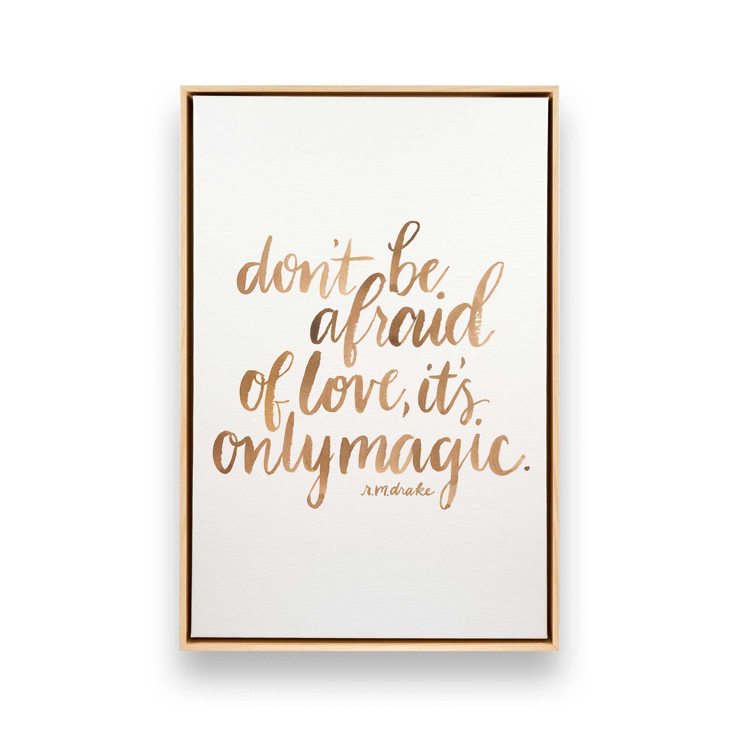 [Color:American Maple], Picture of art in a American Maple frame
