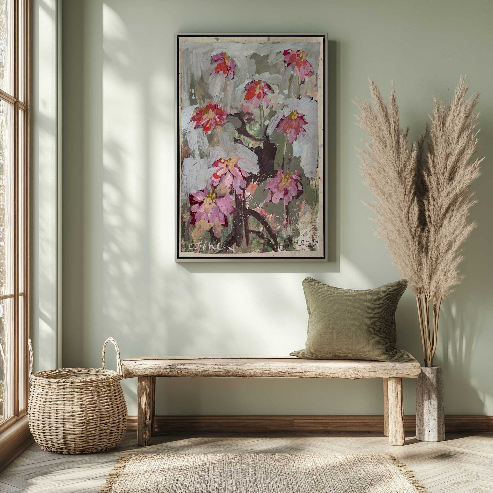 Picture of art in a room