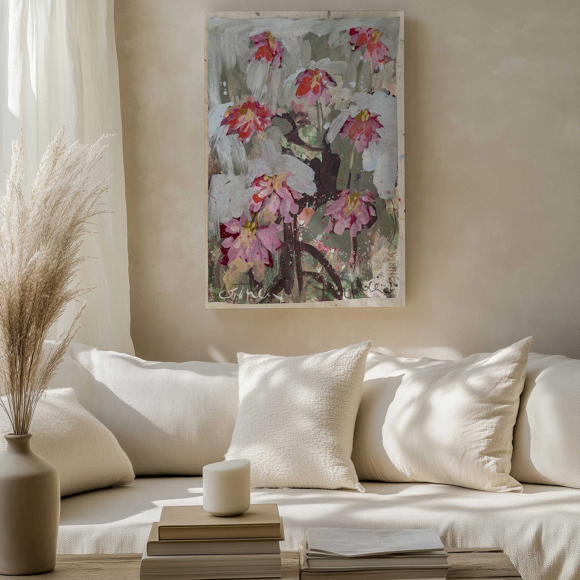 Picture of art in a room