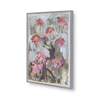[Color:Polished Chrome], Picture of art in a Polished Chrome frame of the corner
