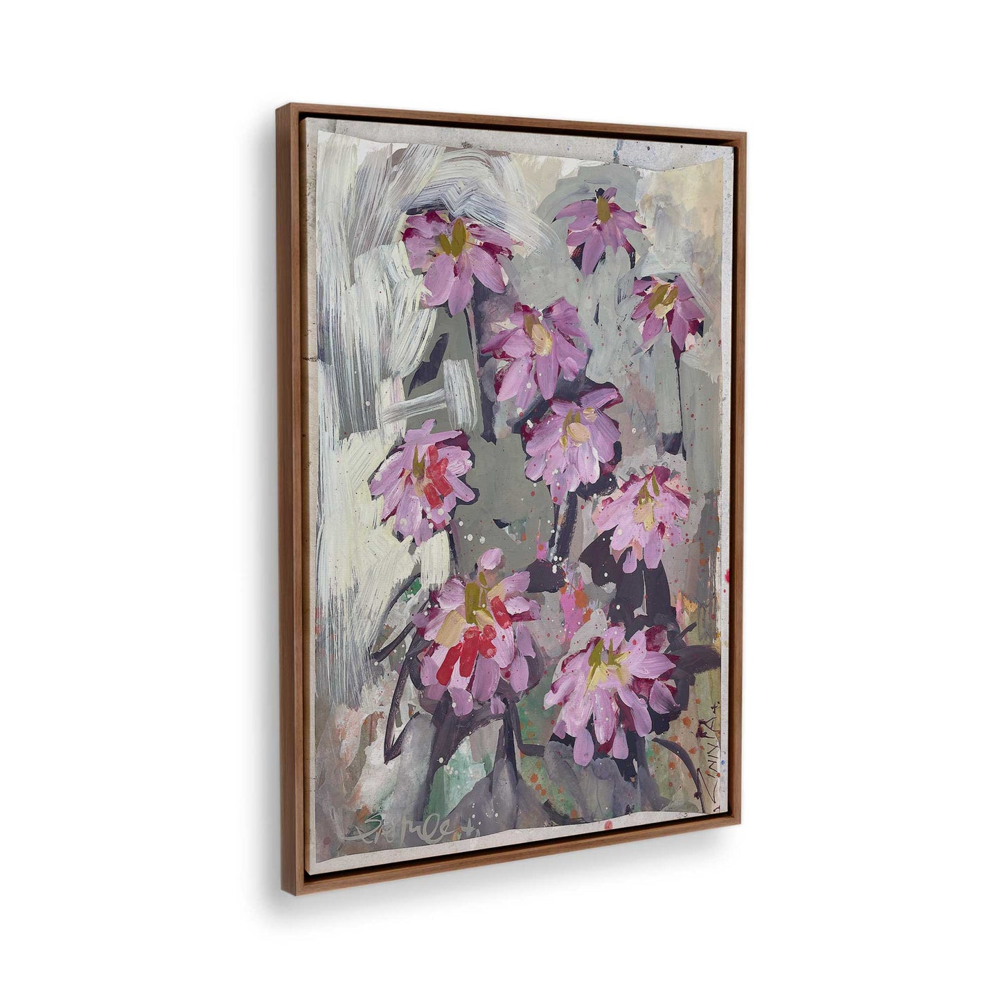 [Color:Walnut], Picture of the corner of the art