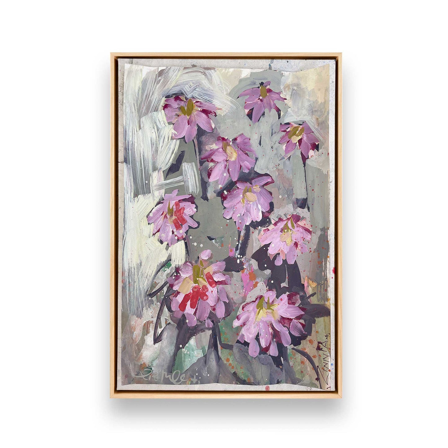 [Color:American Maple], Picture of art in a American Maple frame
