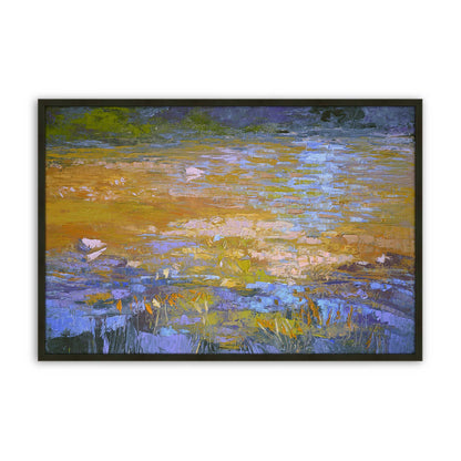 [Color:Satin Black], Picture of art in a Satin Black frame