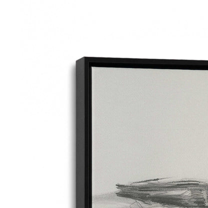 [Color:Satin Black], Picture of art in a Satin Black frame at an angle