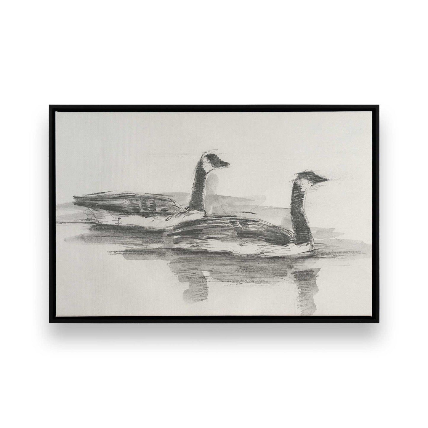 [Color:Satin Black], Picture of art in a Satin Black frame