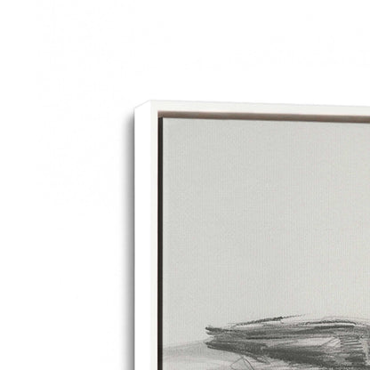[Color:Opaque White], Picture of art in a White frame at an angle