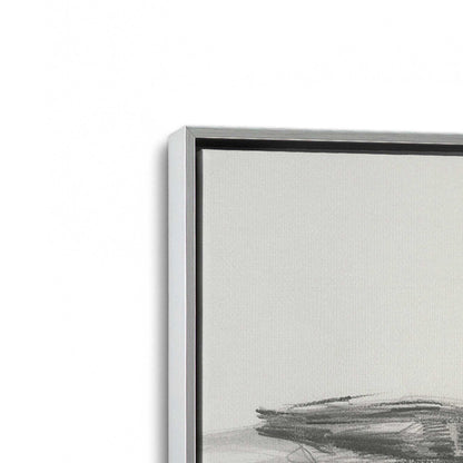 [Color:Polished Chrome], Picture of art in a Polished Chrome frame at an angle