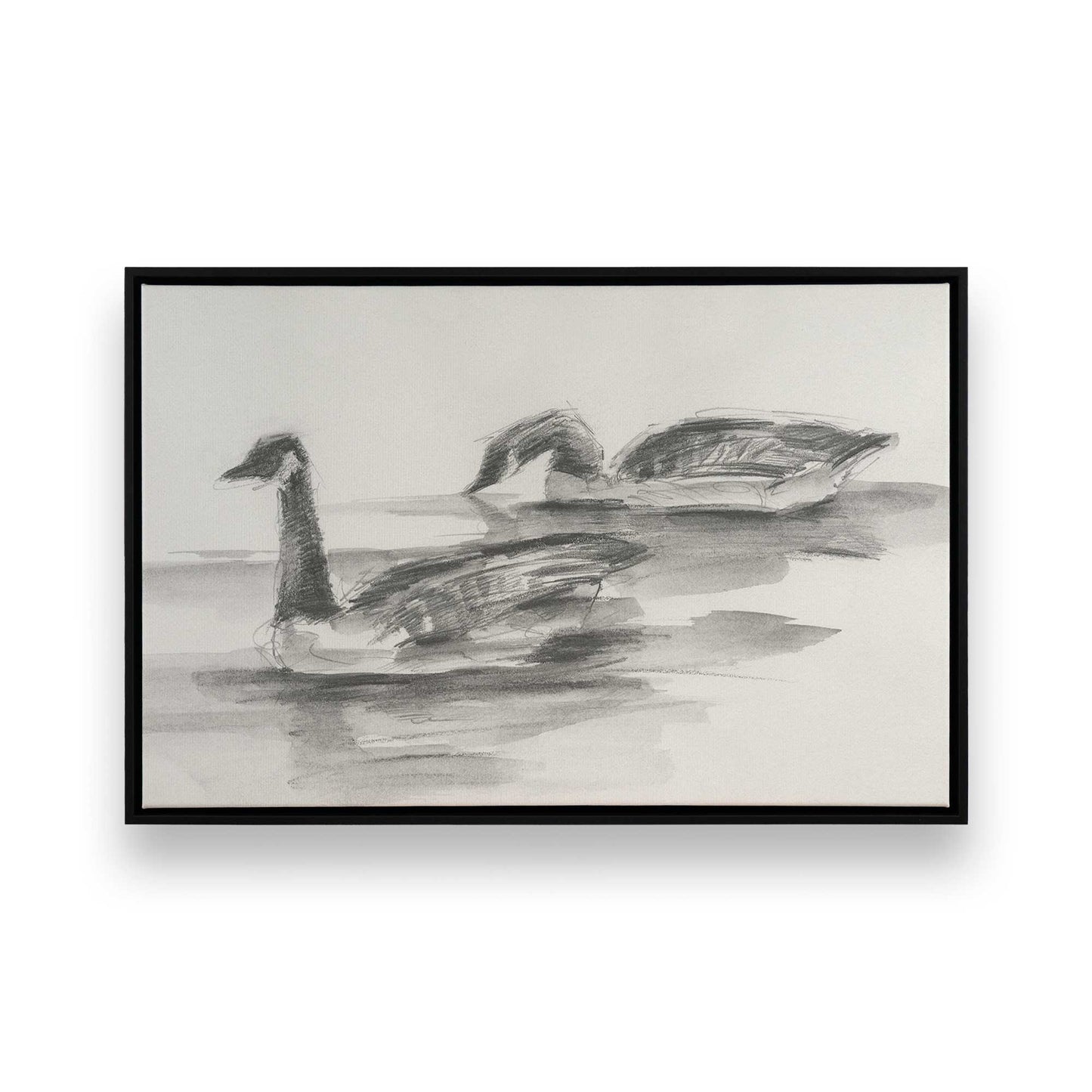 [Color:Satin Black], Picture of art in a Satin Black frame