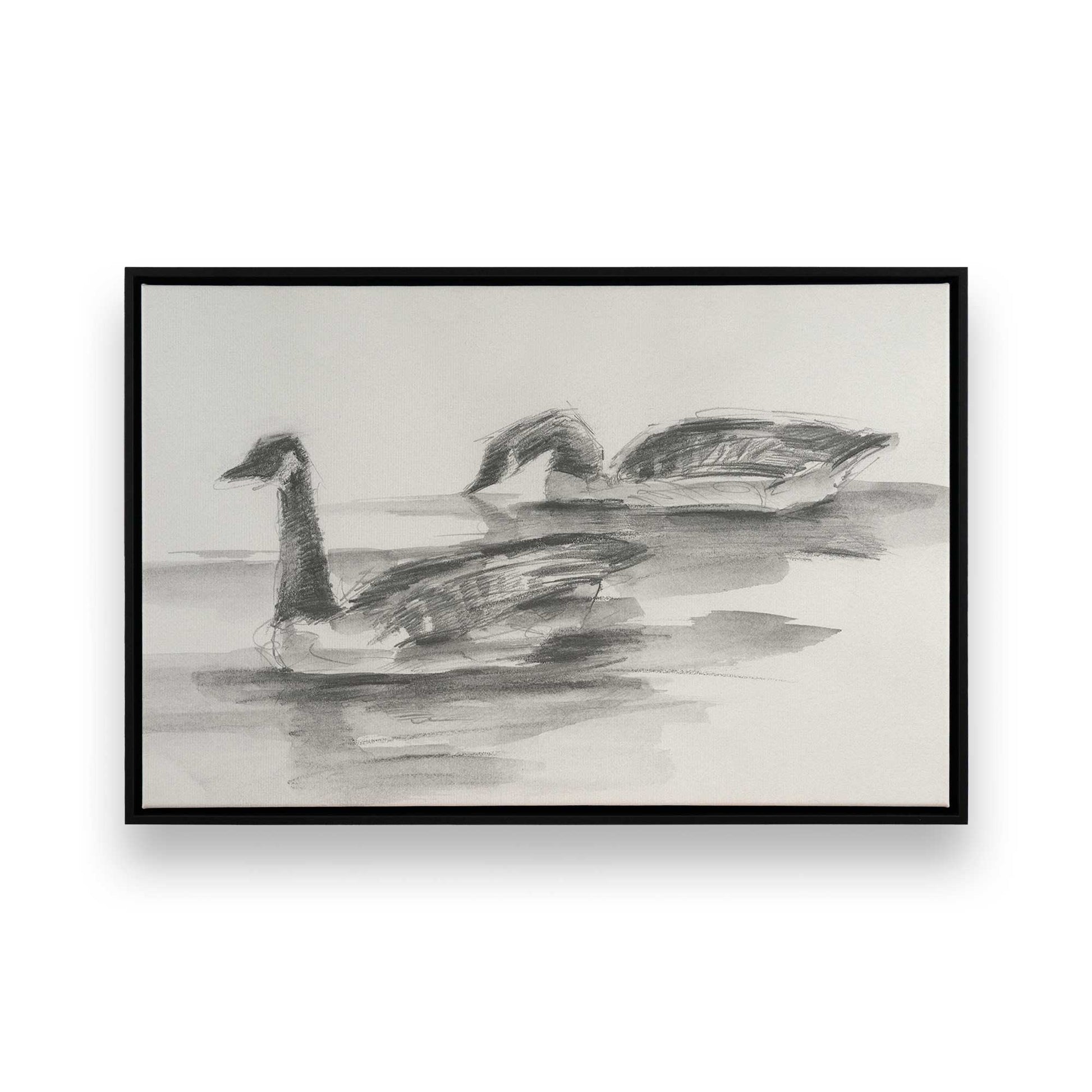 [Color:Satin Black], Picture of art in a Satin Black frame