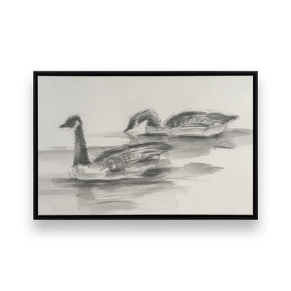 [Color:Satin Black], Picture of art in a Satin Black frame