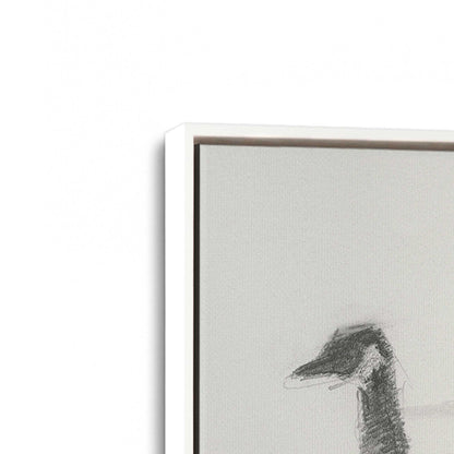 [Color:Opaque White], Picture of art in a White frame at an angle