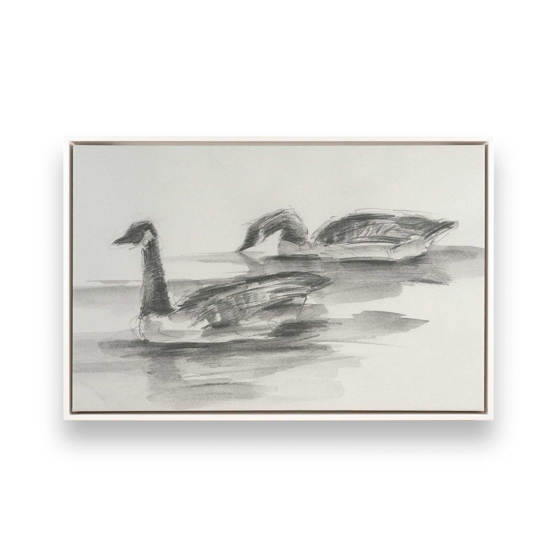 [Color:Opaque White], Picture of art in a White frame