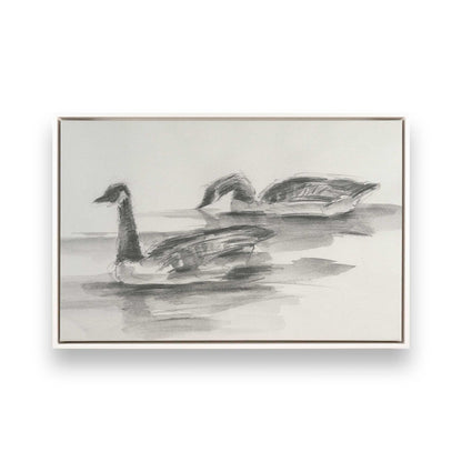 [Color:Opaque White], Picture of art in a White frame