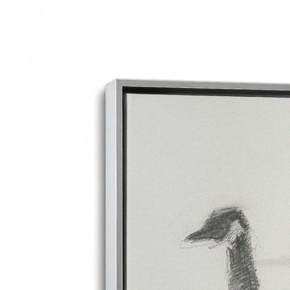 [Color:Polished Chrome], Picture of art in a Polished Chrome frame at an angle
