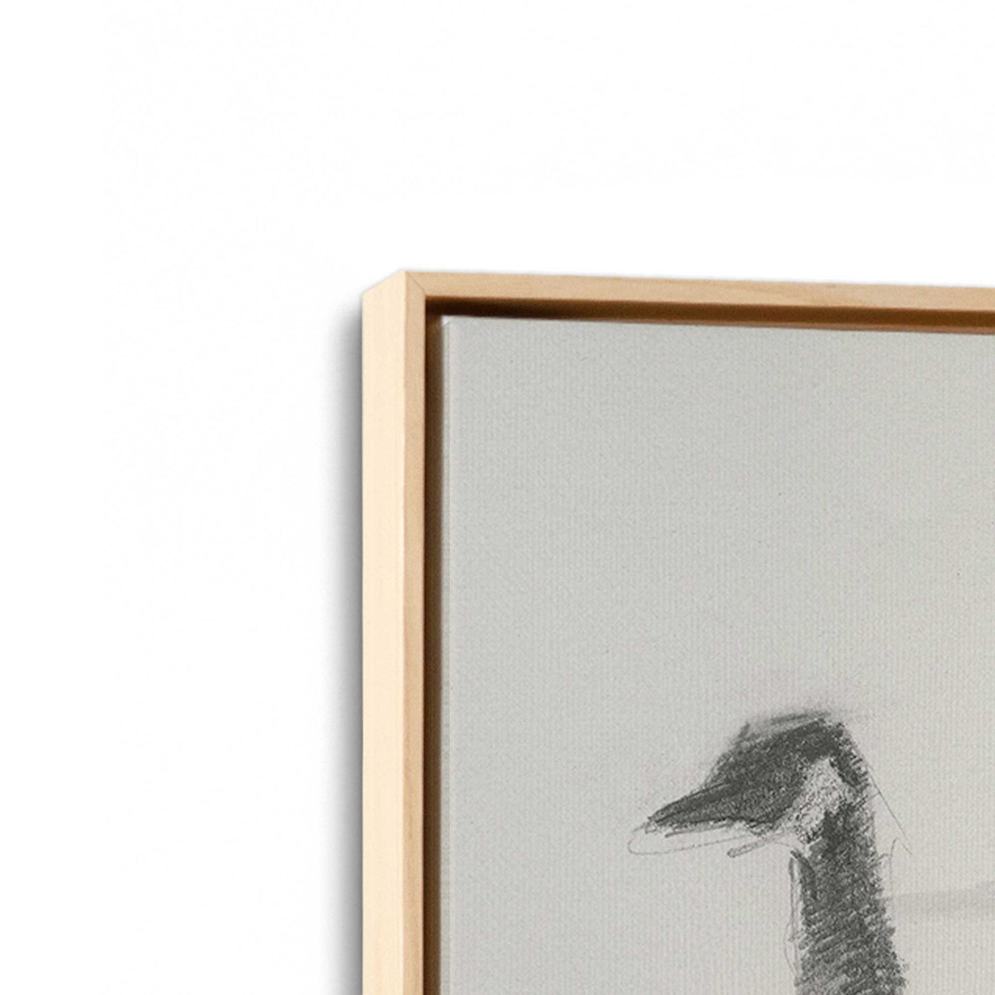 [Color:American Maple], Picture of art in a American Maple frame at an angle
