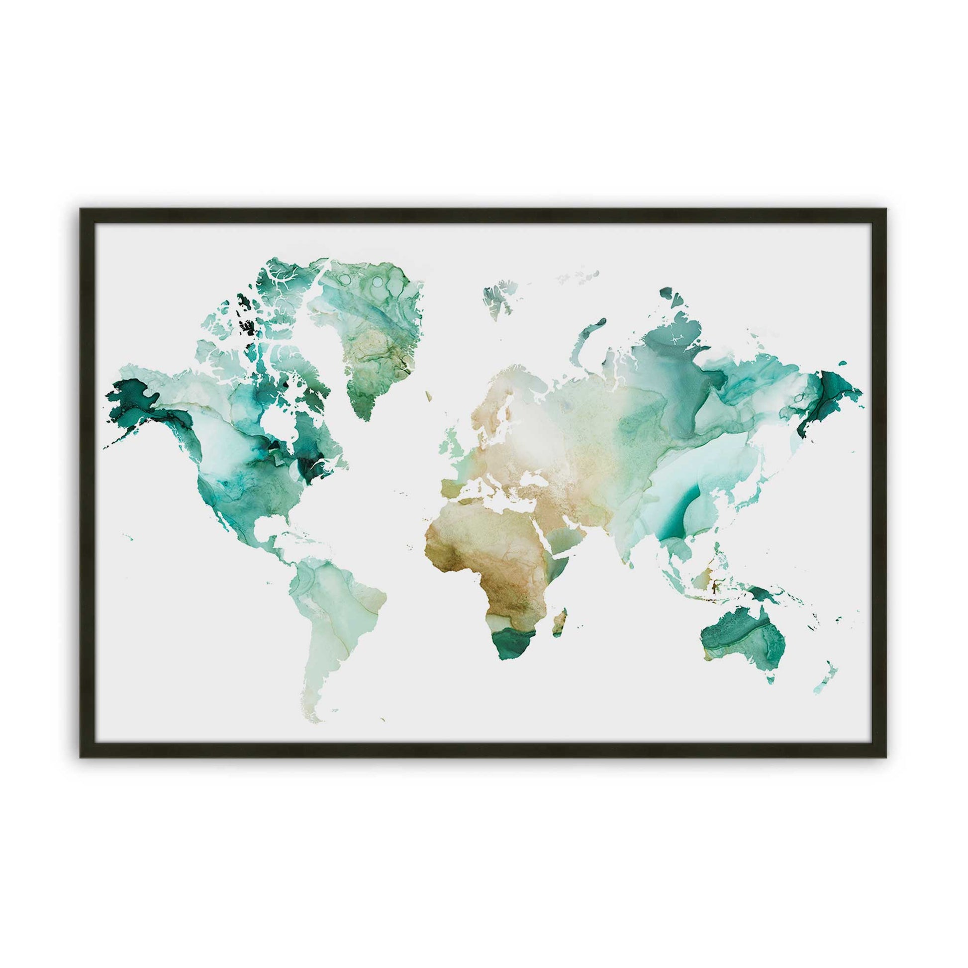 [Color:Satin Black], Picture of art in a Satin Black frame