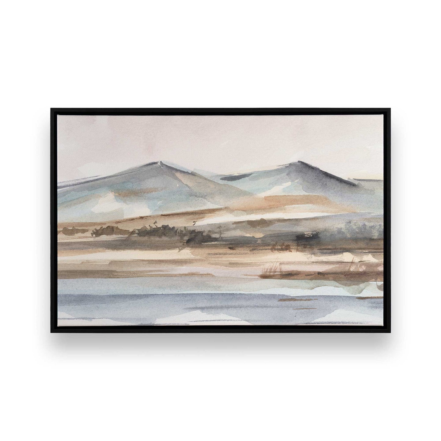 [Color:Satin Black], Picture of art in a Satin Black frame