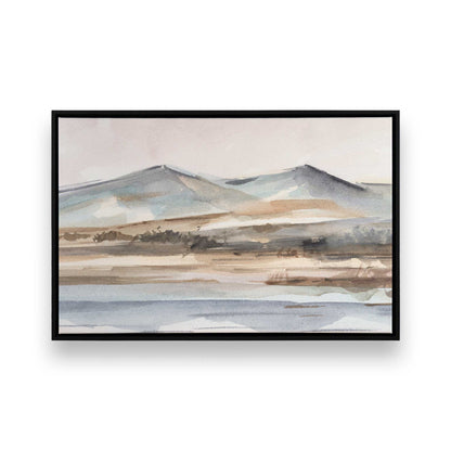 [Color:Satin Black], Picture of art in a Satin Black frame