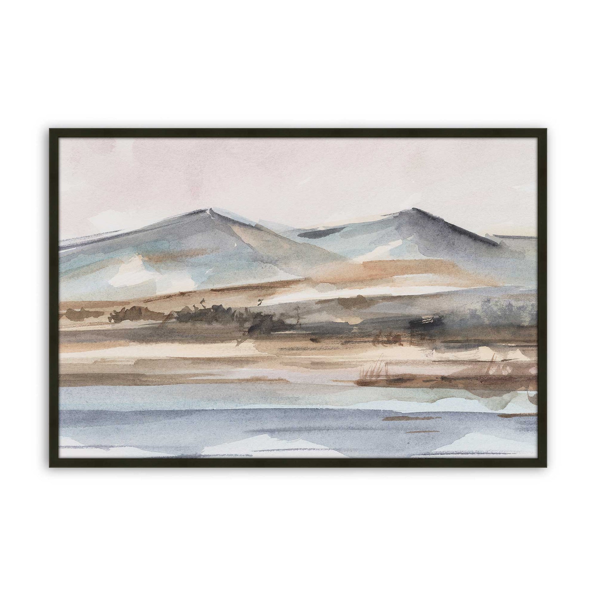 [Color:Satin Black], Picture of art in a Satin Black frame