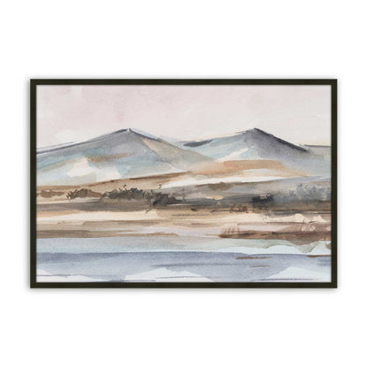 [Color:Satin Black], Picture of art in a Satin Black frame