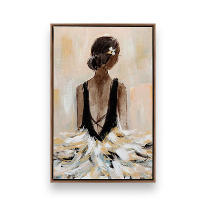 [Color:Walnut], Picture of art in a Walnut frame