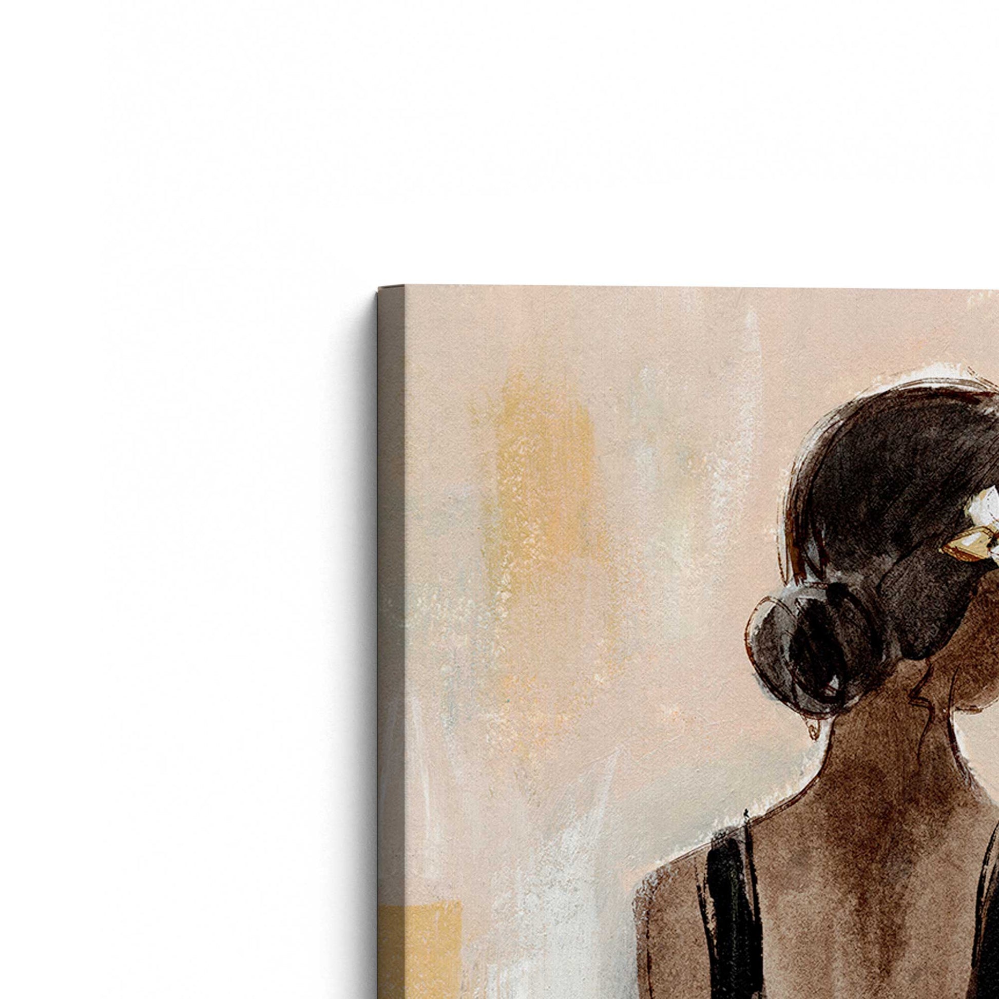 [Color:Stretched Canvas], Picture of the corner of the art