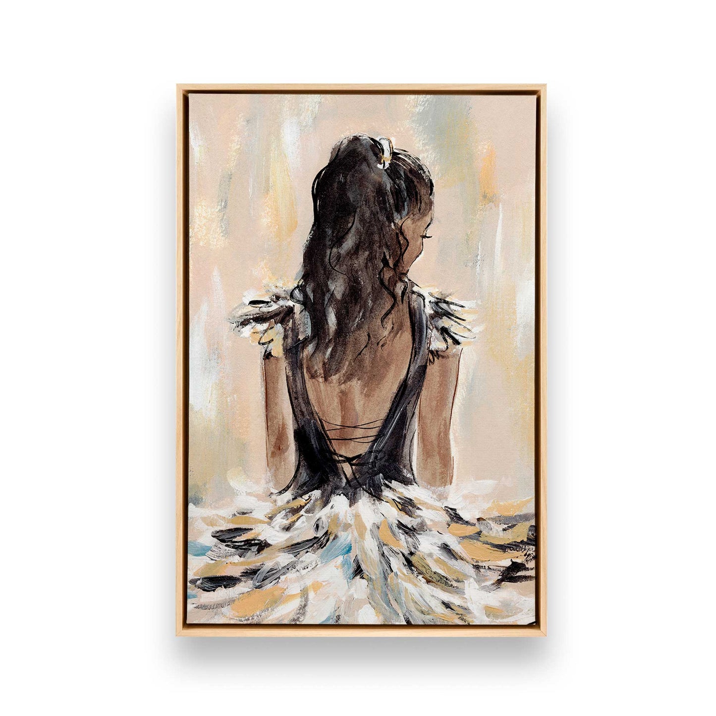 [Color:American Maple], Picture of art in a American Maple frame