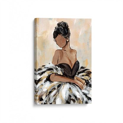 [Color:Stretched Canvas], Picture of art at an angle