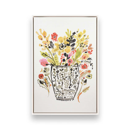 [Color:Opaque White], Picture of art in a White frame