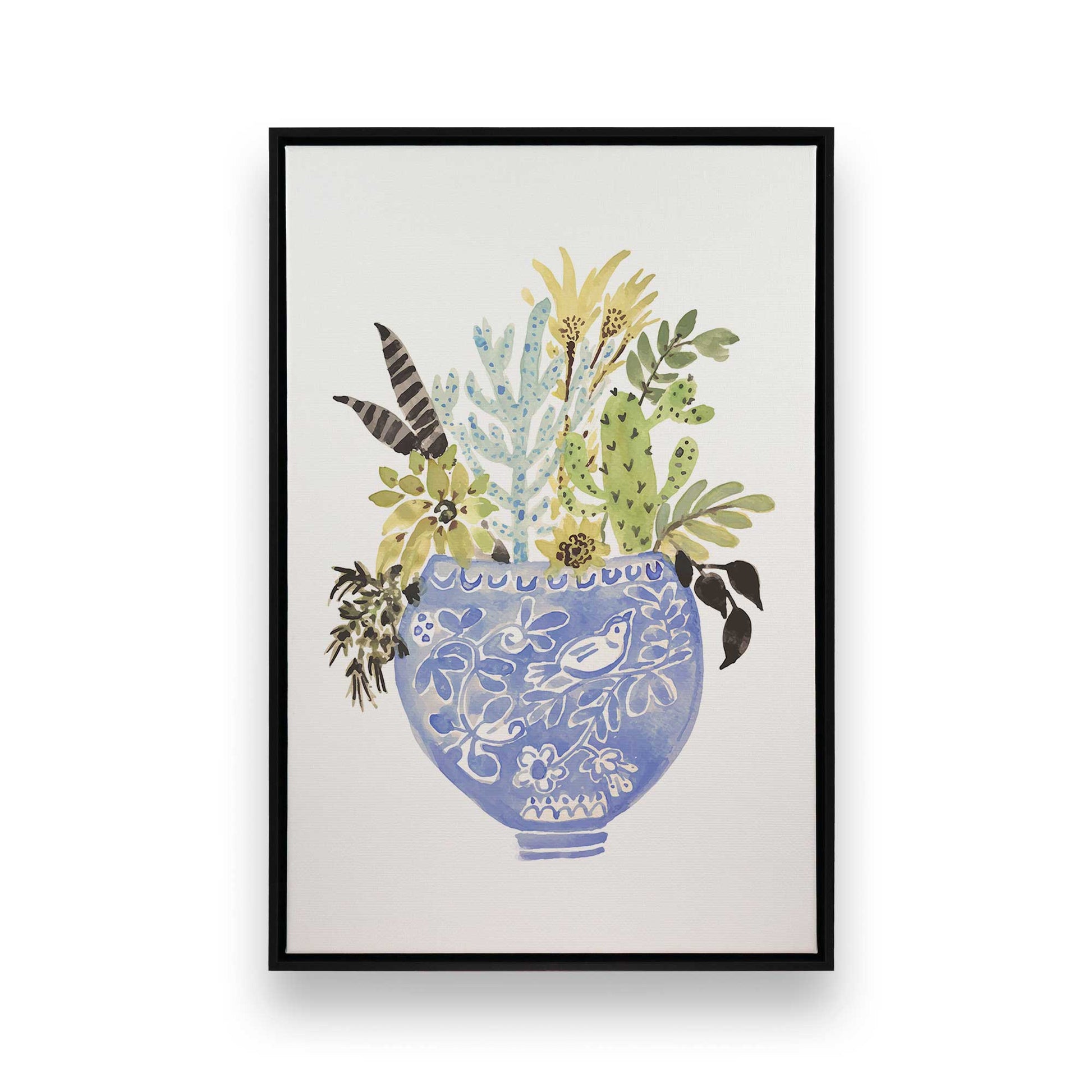 [Color:Satin Black], Picture of art in a Satin Black frame